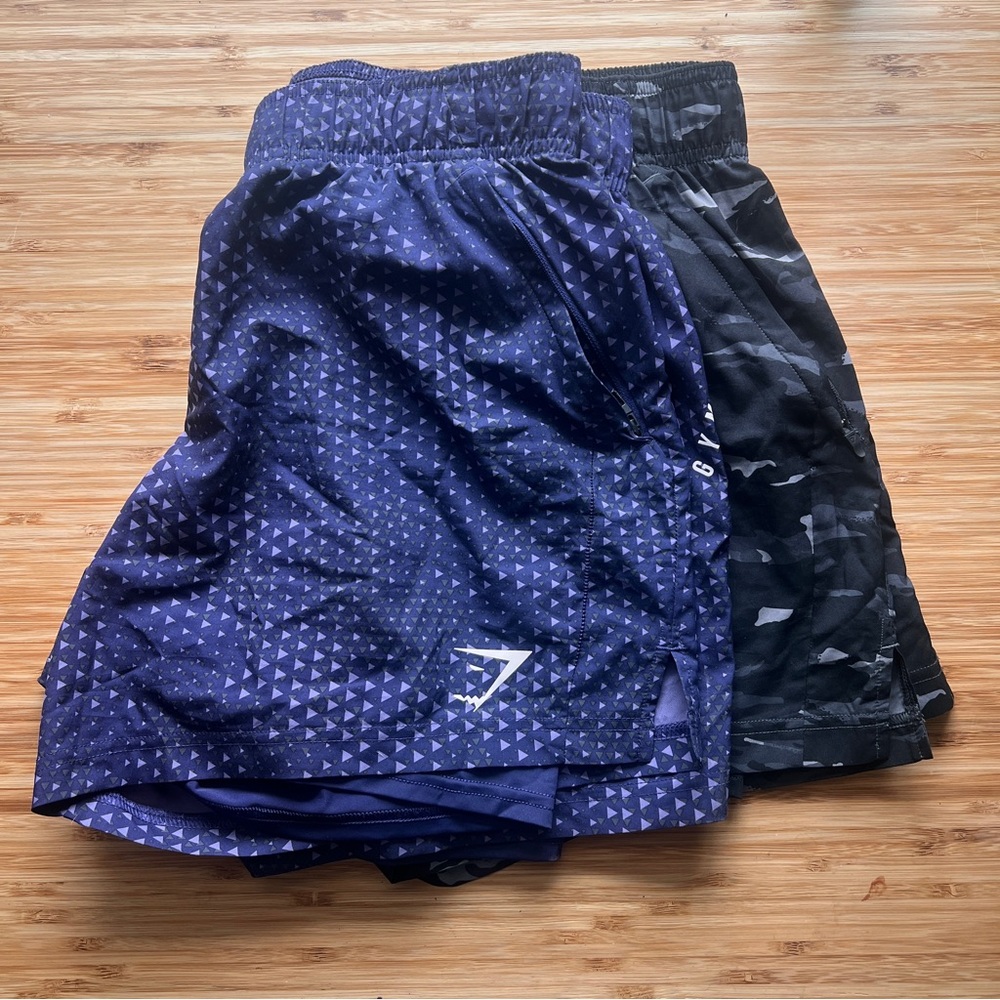 EUC | Gymshark | Sport 5" 2 In 1 Shorts | 2 pairs | bundle